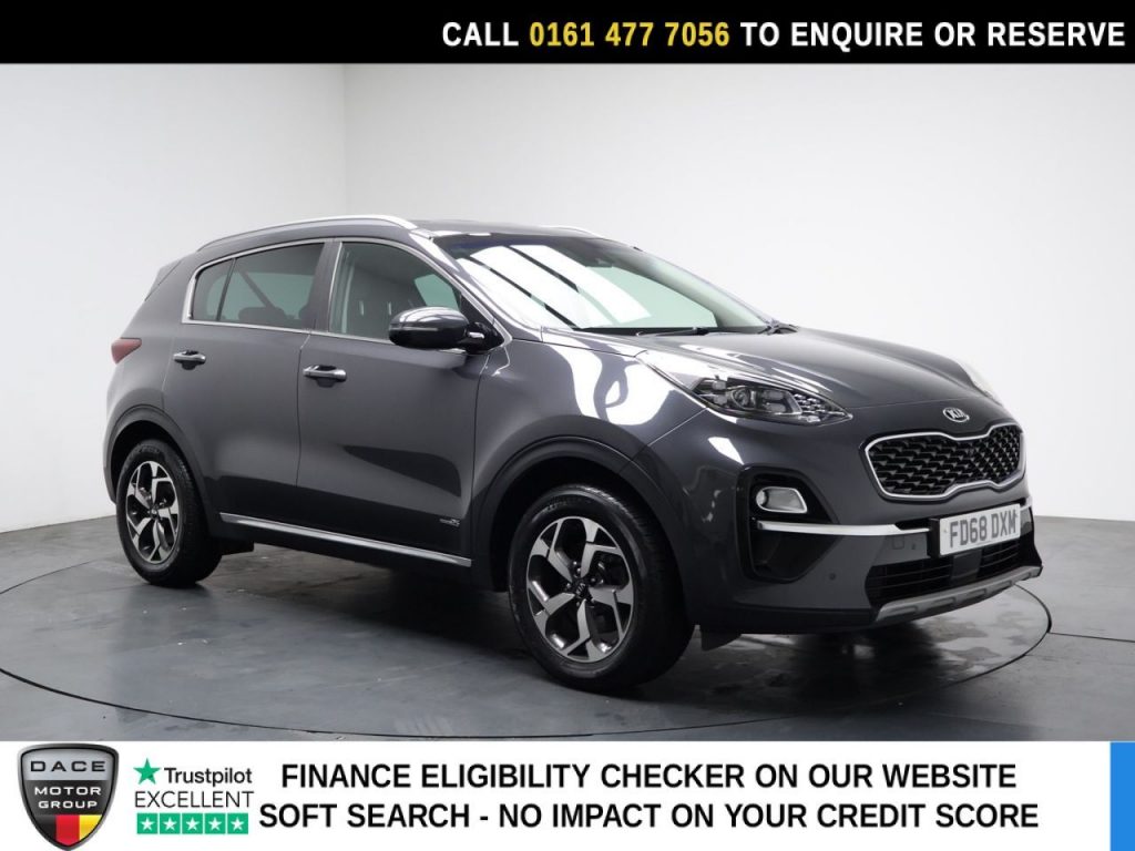 Used 2018 GREY KIA SPORTAGE SUV 1.6 GDi Edition 25 SUV 5dr Petrol Manual Euro 6 (s/s) (130 bhp) (reg. 2018-11-21) for sale in Stockport