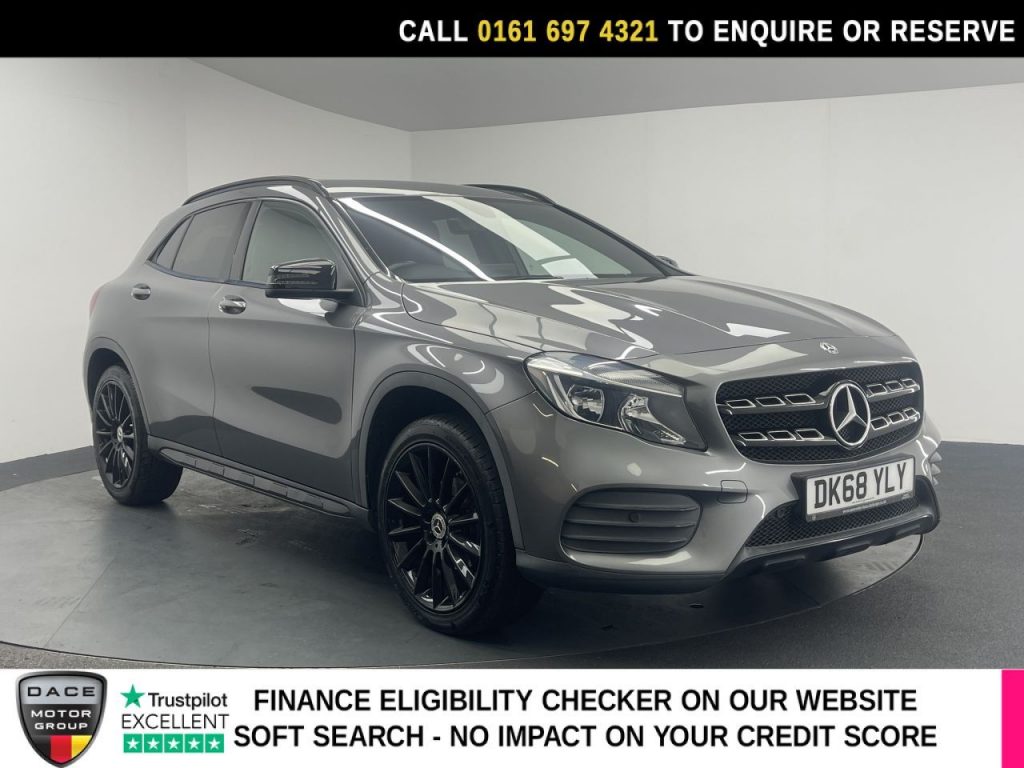 Used 2018 GREY MERCEDES-BENZ GLA SUV 1.6 GLA200 AMG Line SUV 5dr Petrol Manual Euro 6 (s/s) (156 ps) (reg. 2018-09-18) for sale in Manchester