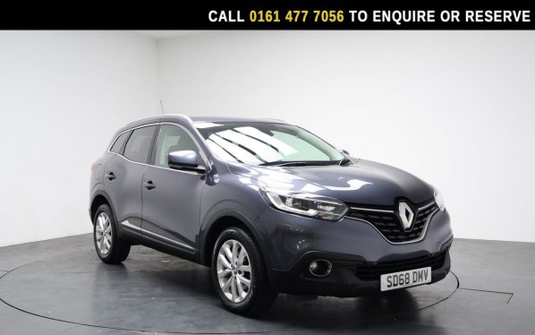 Used 2018 GREY RENAULT KADJAR SUV 1.3 TCe Dynamique Nav SUV 5dr Petrol Manual Euro 6 (s/s) (140 ps) (reg. 2018-10-13) for sale in Stockport