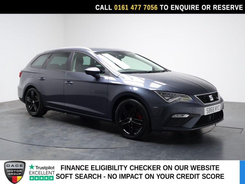 Used 2018 GREY SEAT LEON Estate 2.0 TSI FR ST 5dr Petrol DSG Euro 6 (s/s) (190 ps) (reg. 2018-11-30) for sale in Stockport
