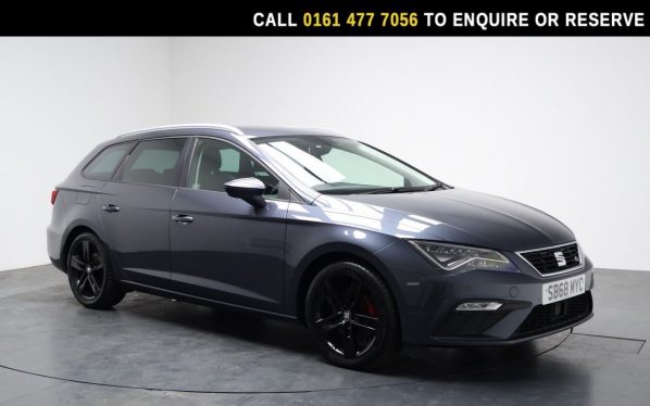 Used 2018 GREY SEAT LEON Estate 2.0 TSI FR ST 5dr Petrol DSG Euro 6 (s/s) (190 ps) (reg. 2018-11-30) for sale in Stockport