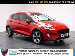 Used 2018 RED FORD FIESTA Hatchback 1.0T EcoBoost Active X Hatchback 5dr Petrol Manual Euro 6 (s/s) (125 ps) (reg. 2018-07-20) for sale in Stockport