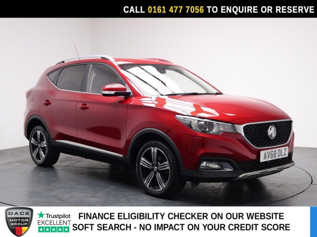 Used 2018 RED MG MG ZS SUV 1.0 T-GDI Exclusive SUV 5dr Petrol Auto Euro 6 (111 ps) (reg. 2018-09-29) for sale in Stockport