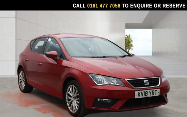 Used 2018 RED SEAT LEON Hatchback 1.2 TSI SE Dynamic Technology Hatchback 5dr Petrol Manual Euro 6 (s/s) (110 ps) (reg. 2018-04-09) for sale in Stockport