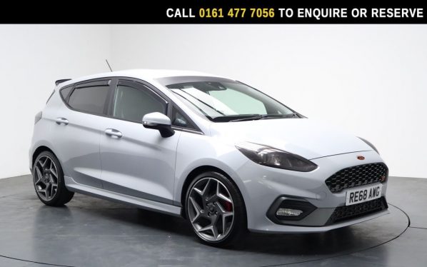 Used 2018 SILVER FORD FIESTA Hatchback 1.5T EcoBoost ST-3 Hatchback 5dr Petrol Manual Euro 6 (200 ps) (reg. 2018-10-26) for sale in Stockport