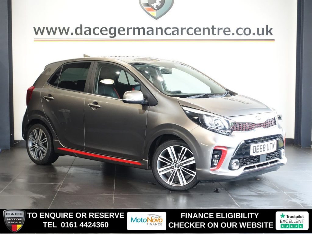Used 2018 SILVER KIA PICANTO Hatchback 1.0 T-GDi GT-Line Hatchback 5dr Petrol Manual Euro 6 (99 bhp) (reg. 2018-10-10) for sale in Altrincham
