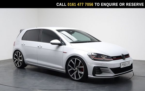 Used 2018 SILVER VOLKSWAGEN GOLF Hatchback 2.0 TSI GTI Hatchback 5dr Petrol Manual Euro 6 (s/s) (230 ps) (reg. 2018-07-12) for sale in Stockport