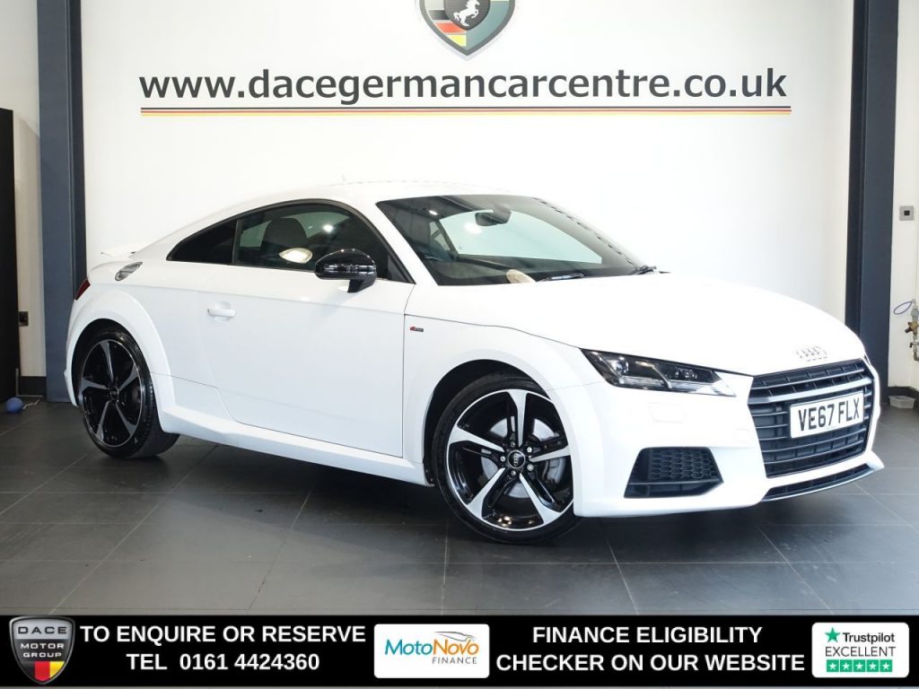 Used 2018 WHITE AUDI TT Coupe 1.8 TFSI Black Edition Coupe 3dr Petrol Manual Euro 6 (s/s) (180 ps) (reg. 2018-01-05) for sale in Altrincham