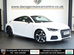 Used 2018 WHITE AUDI TT Coupe 1.8 TFSI Black Edition Coupe 3dr Petrol Manual Euro 6 (s/s) (180 ps) (reg. 2018-01-05) for sale in Altrincham