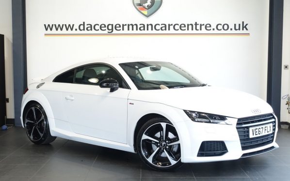 Used 2018 WHITE AUDI TT Coupe 1.8 TFSI Black Edition Coupe 3dr Petrol Manual Euro 6 (s/s) (180 ps) (reg. 2018-01-05) for sale in Altrincham