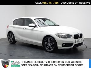 Used 2018 WHITE BMW 1 SERIES Hatchback 1.5 118i Sport Hatchback 5dr Petrol Manual Euro 6 (s/s) (136 ps) (reg. 2018-02-27) for sale in Stockport