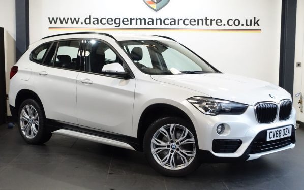 Used 2018 WHITE BMW X1 SUV 1.5 18i GPF Sport SUV 5dr Petrol Manual sDrive Euro 6 (s/s) (140 ps) (reg. 2018-09-13) for sale in Altrincham