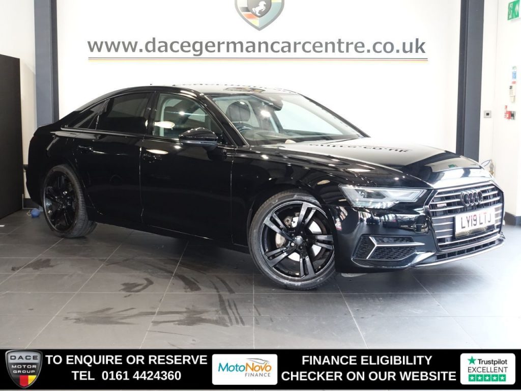 Used 2019 BLACK AUDI A6 SALOON Saloon 2.0 TDI 40 Sport Saloon 4dr Diesel S Tronic Euro 6 (s/s) (204 ps) (reg. 2019-03-29) for sale in Altrincham