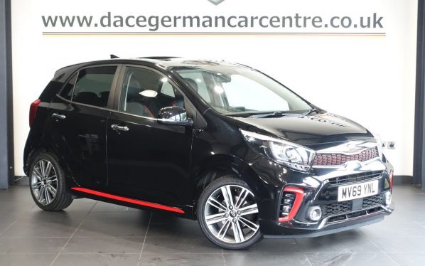 Used 2019 BLACK KIA PICANTO Hatchback 1.0 T-GDi GT-Line S Hatchback 5dr Petrol Manual Euro 6 (99 bhp) (reg. 2019-09-01) for sale in Altrincham