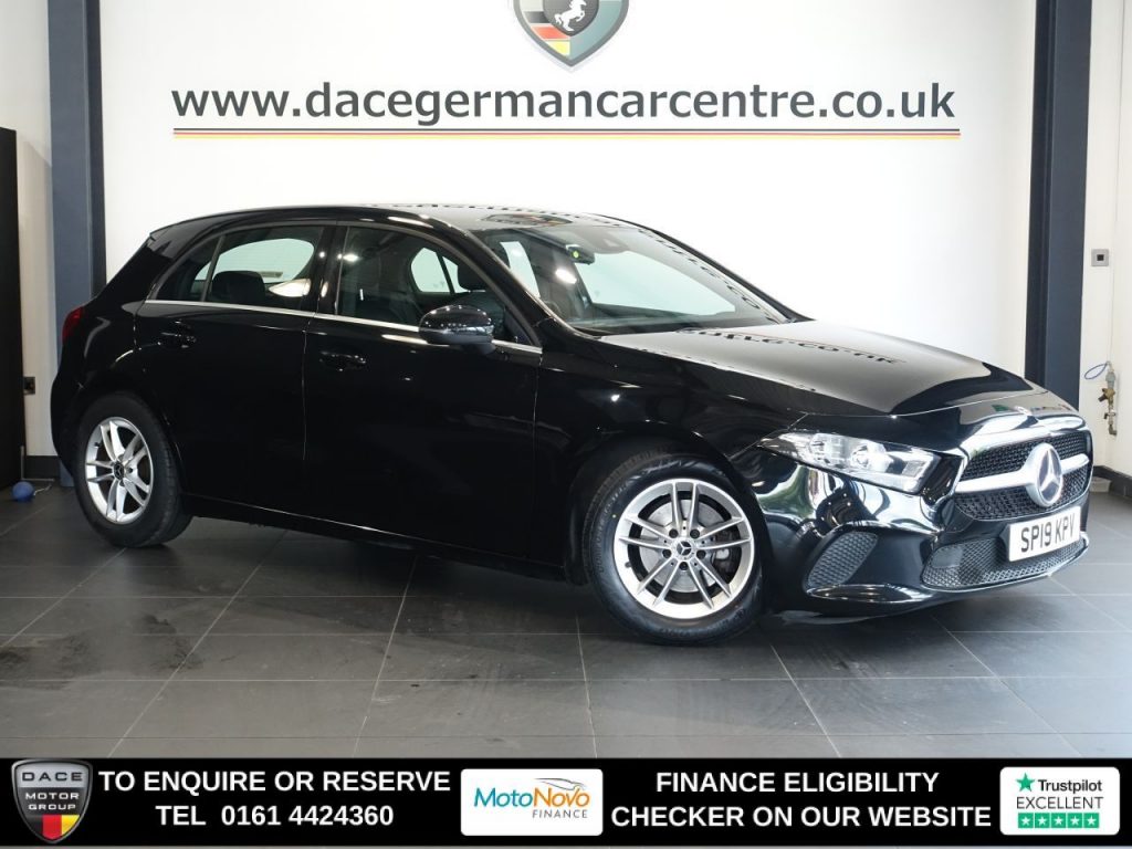 Used 2019 BLACK MERCEDES-BENZ A-CLASS Hatchback 1.3 A180 SE Hatchback 5dr Petrol Manual Euro 6 (s/s) (136 ps) (reg. 2019-06-30) for sale in Altrincham