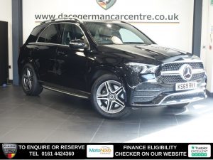 Used 2019 BLACK MERCEDES-BENZ GLE SUV 2.0 GLE300d AMG Line (Premium) SUV 5dr Diesel G-Tronic 4MATIC Euro 6 (s/s) (245 ps) (reg. 2019-11-11) for sale in Altrincham
