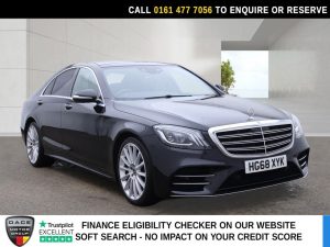 Used 2019 BLACK MERCEDES-BENZ S CLASS Saloon 2.9 S350d AMG Line (Premium) Saloon 4dr Diesel G-Tronic+ Euro 6 (s/s) (286 ps) (reg. 2019-01-31) for sale in Stockport