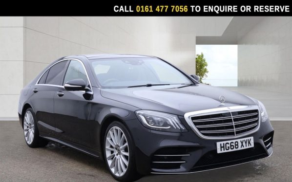 Used 2019 BLACK MERCEDES-BENZ S CLASS Saloon 2.9 S350d AMG Line (Premium) Saloon 4dr Diesel G-Tronic+ Euro 6 (s/s) (286 ps) (reg. 2019-01-31) for sale in Stockport