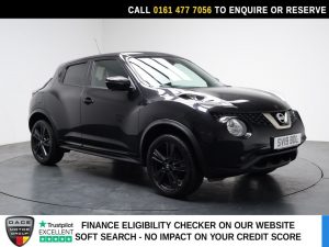 Used 2019 BLACK NISSAN JUKE SUV 1.6 Tekna SUV 5dr Petrol Manual Euro 6 (112 ps) (reg. 2019-06-29) for sale in Stockport