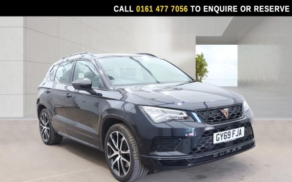 Used 2019 BLACK SEAT CUPRA ATECA SUV 2.0 TSI SUV 5dr Petrol DSG 4Drive Euro 6 (s/s) (300 ps) (reg. 2019-10-03) for sale in Stockport