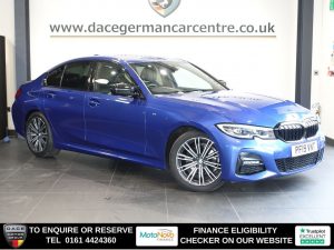 Used 2019 BLUE BMW 3 SERIES Saloon 2.0 320i M Sport Saloon 4dr Petrol Auto Euro 6 (s/s) (184 ps) (reg. 2019-05-30) for sale in Altrincham