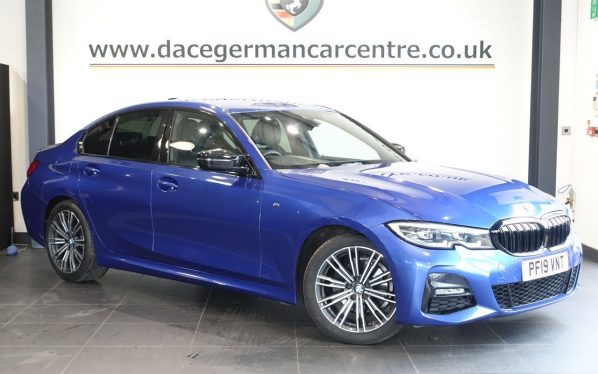Used 2019 BLUE BMW 3 SERIES Saloon 2.0 320i M Sport Saloon 4dr Petrol Auto Euro 6 (s/s) (184 ps) (reg. 2019-05-30) for sale in Altrincham