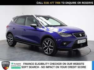 Used 2019 BLUE SEAT ARONA SUV 1.5 TSI GPF EVO FR Sport SUV 5dr Petrol Manual Euro 6 (s/s) (150 ps) (reg. 2019-08-27) for sale in Stockport