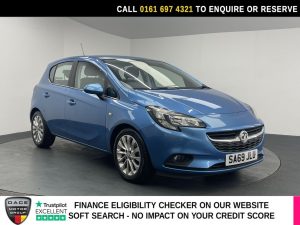 Used 2019 BLUE VAUXHALL CORSA Hatchback 1.4i ecoTEC SE Nav Hatchback 5dr Petrol Auto Euro 6 (90 ps) (reg. 2019-09-19) for sale in Manchester