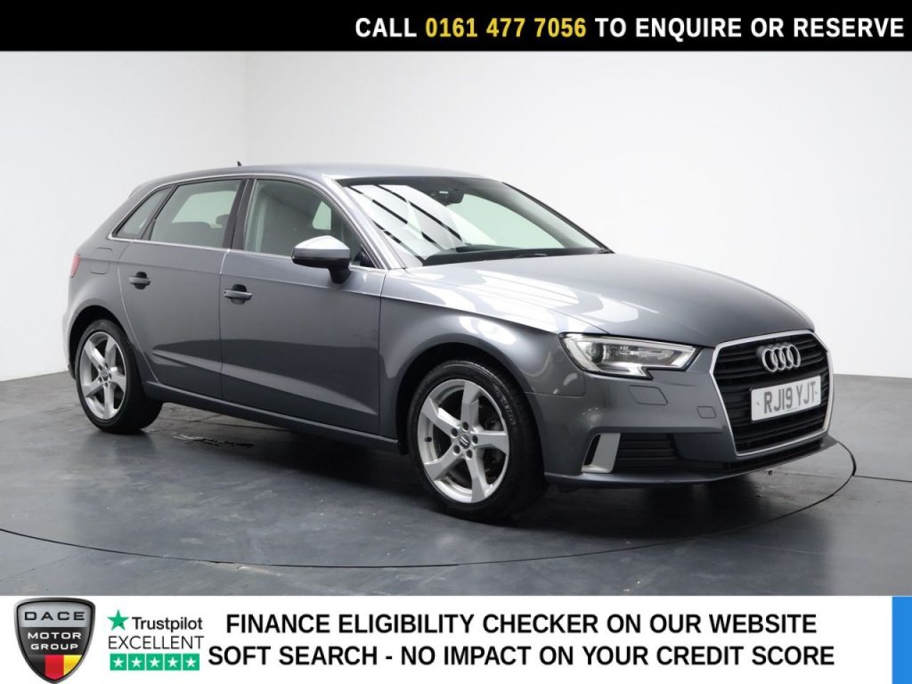 Used 2019 GREY AUDI A3 Hatchback 1.5 TFSI CoD 35 Sport Sportback 5dr Petrol Manual Euro 6 (s/s) (150 ps) (reg. 2019-03-28) for sale in Stockport