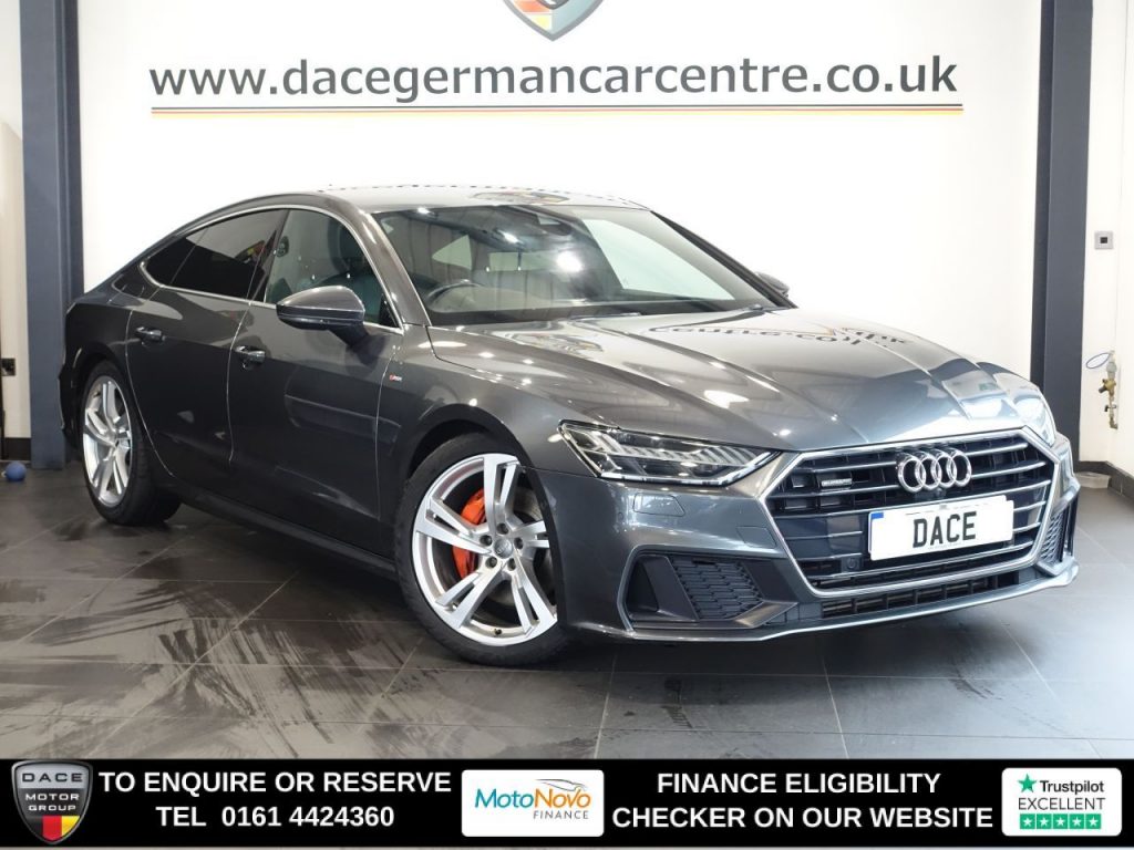 Used 2019 GREY AUDI A7 Hatchback 3.0 TDI V6 45 S line Sportback 5dr Diesel Tiptronic quattro Euro 6 (s/s) (231 ps) (reg. 2019-12-17) for sale in Altrincham
