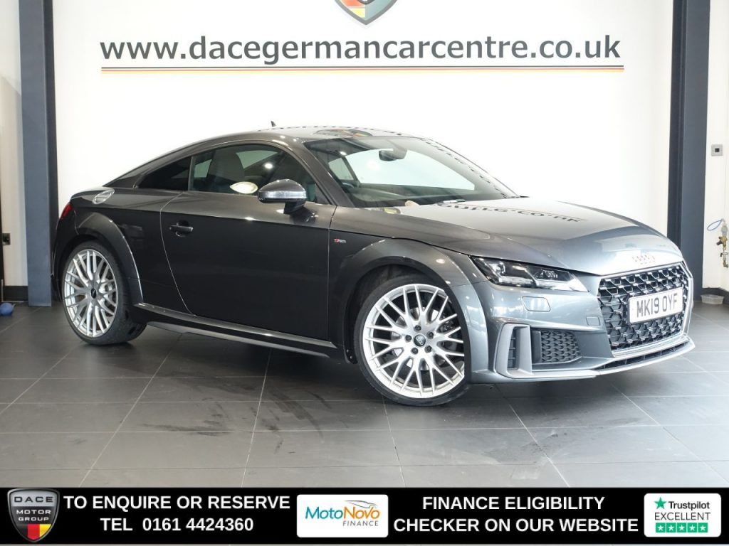 Used 2019 GREY AUDI TT Coupe 2.0 TFSI 40 S line Coupe 3dr Petrol S Tronic Euro 6 (s/s) (197 ps) (reg. 2019-03-26) for sale in Altrincham