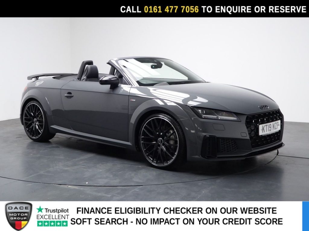 Used 2019 GREY AUDI TT Convertible 2.0 TFSI 45 Black Edition Roadster 2dr Petrol S Tronic Euro 6 (s/s) (245 ps) (reg. 2019-04-26) for sale in Stockport