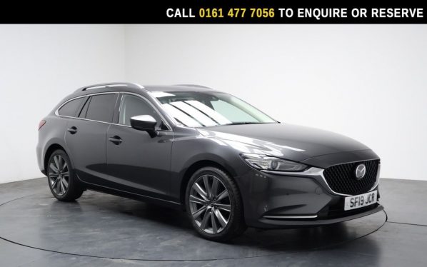 Used 2019 GREY MAZDA MAZDA6 Estate 2.0 SKYACTIV-G Sport Nav+ Tourer 5dr Petrol Manual Euro 6 (s/s) (165 ps) (reg. 2019-07-27) for sale in Stockport