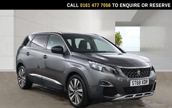 Used 2019 GREY PEUGEOT 5008 SUV 1.5 BlueHDi GT Line Premium SUV 5dr Diesel Manual Euro 6 (s/s) (130 ps) (reg. 2019-01-31) for sale in Stockport