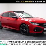Used 2019 RED HONDA CIVIC Hatchback 1.0 VTEC Turbo EX Hatchback 5dr Petrol CVT Euro 6 (s/s) (126 ps) (reg. 2019-07-17) for sale in Stockport