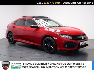 Used 2019 RED HONDA CIVIC Hatchback 1.0 VTEC Turbo EX Hatchback 5dr Petrol CVT Euro 6 (s/s) (126 ps) (reg. 2019-07-17) for sale in Stockport