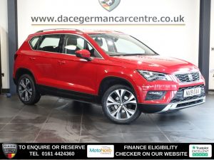 Used 2019 RED SEAT ATECA SUV 1.5 TSI EVO SE Technology SUV 5dr Petrol Manual Euro 6 (s/s) (150 ps) (reg. 2019-03-01) for sale in Altrincham