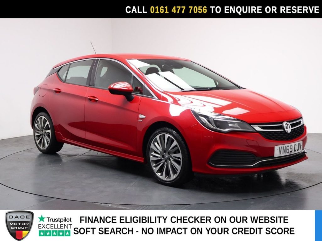 Used 2019 RED VAUXHALL ASTRA Hatchback 1.4i Turbo SRi VX Line Nav Hatchback 5dr Petrol Manual Euro 6 (s/s) (150 ps) (reg. 2019-10-25) for sale in Stockport