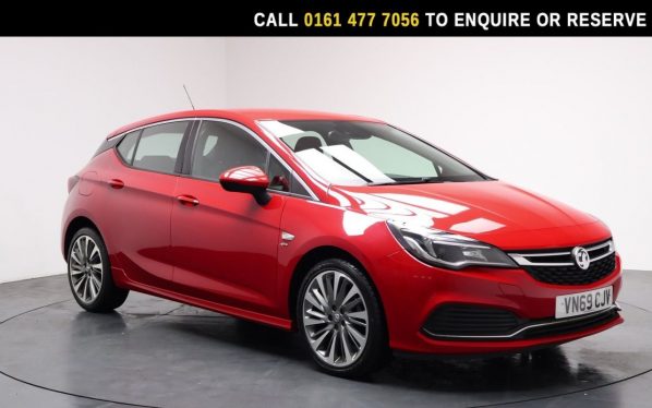 Used 2019 RED VAUXHALL ASTRA Hatchback 1.4i Turbo SRi VX Line Nav Hatchback 5dr Petrol Manual Euro 6 (s/s) (150 ps) (reg. 2019-10-25) for sale in Stockport