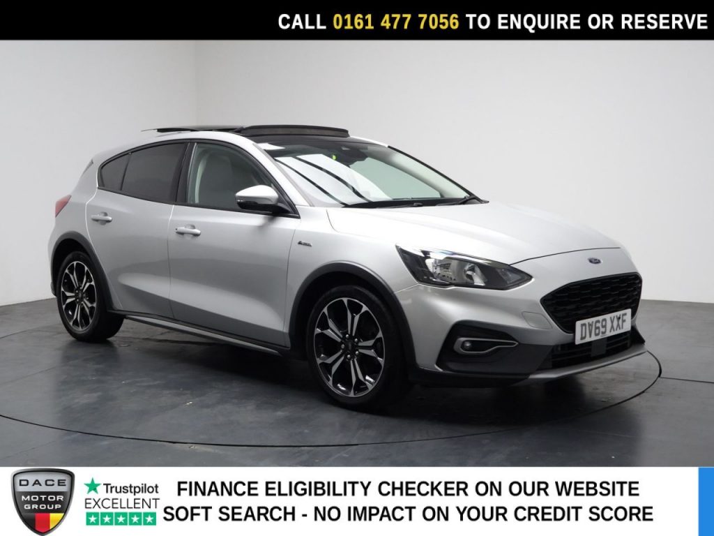 Used 2019 SILVER FORD FOCUS Hatchback 1.0T EcoBoost Active X Hatchback 5dr Petrol Manual Euro 6 (s/s) (125 ps) (reg. 2019-09-20) for sale in Stockport