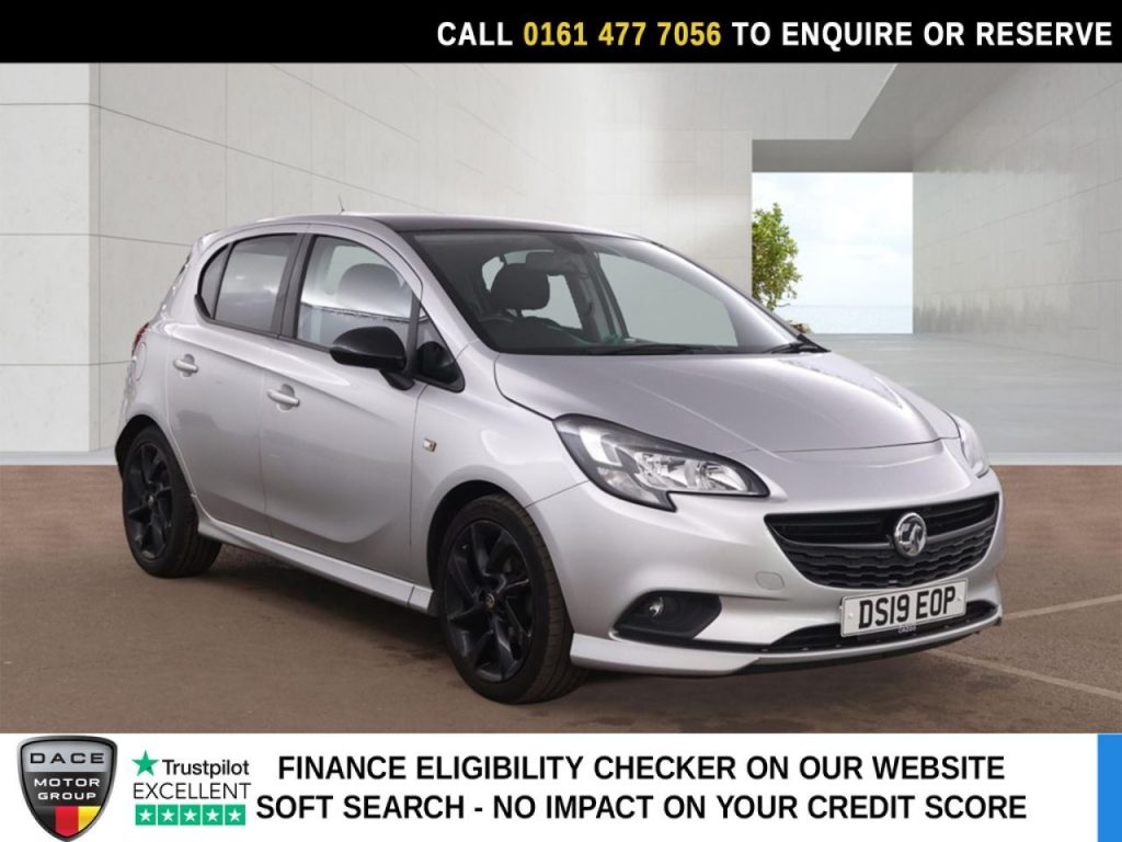 Used 2019 SILVER VAUXHALL CORSA Hatchback 1.4i ecoTEC SRi VX Line Nav Black Hatchback 5dr Petrol Manual Euro 6 (90 ps) (reg. 2019-03-31) for sale in Stockport