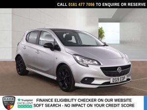 Used 2019 SILVER VAUXHALL CORSA Hatchback 1.4i ecoTEC SRi VX Line Nav Black Hatchback 5dr Petrol Manual Euro 6 (90 ps) (reg. 2019-03-31) for sale in Stockport