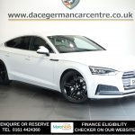 Used 2019 WHITE AUDI A5 Hatchback 2.0 TFSI 40 S line Sportback 5dr Petrol S Tronic Euro 6 (s/s) (190 ps) (reg. 2019-12-31) for sale in Altrincham
