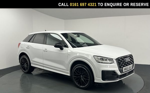 Used 2019 WHITE AUDI Q2 SUV 1.5 TFSI CoD 35 Black Edition SUV 5dr Petrol Manual Euro 6 (s/s) (150 ps) (reg. 2019-11-29) for sale in Manchester