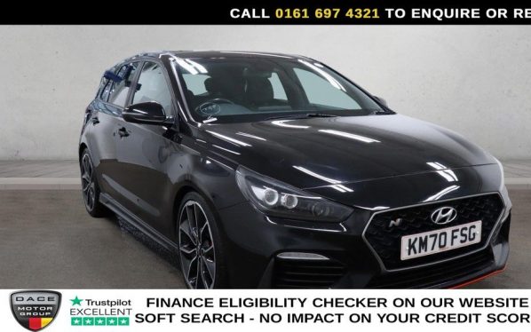 Used 2020 BLACK HYUNDAI I30 Hatchback 2.0 T-GDi N Performance Hatchback 5dr Petrol Manual Euro 6 (s/s) (275 ps) (reg. 2020-09-30) for sale in Manchester
