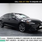 Used 2020 BLACK LEXUS ES Saloon 2.5 300h F Sport Saloon 4dr Petrol Hybrid E-CVT Euro 6 (s/s) (218 ps) (reg. 2020-06-30) for sale in Stockport