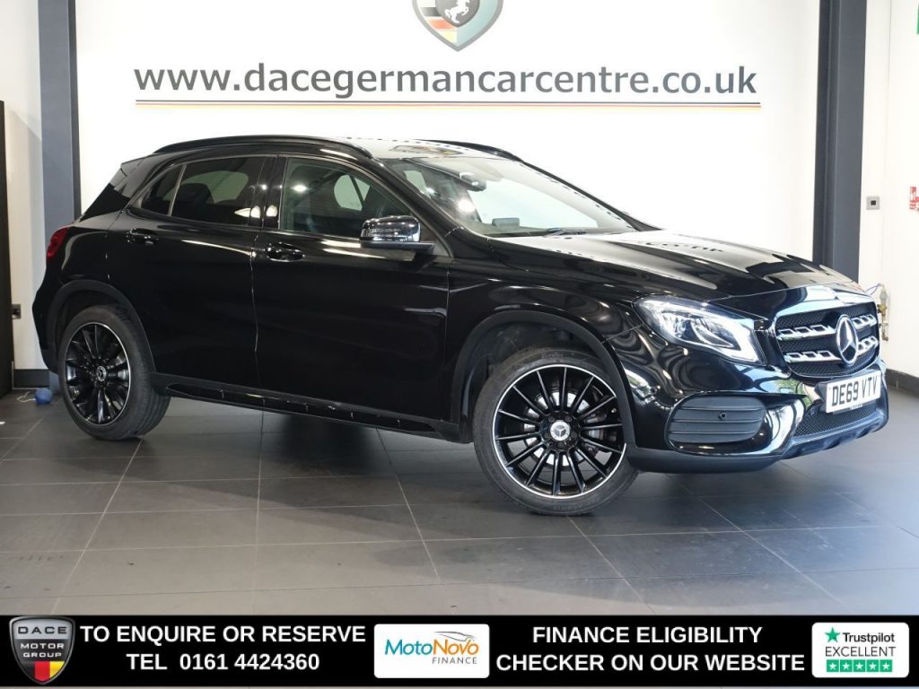 Used 2020 BLACK MERCEDES-BENZ GLA SUV 1.6 GLA180 AMG Line Edition SUV 5dr Petrol 7G-DCT Euro 6 (s/s) (122 ps) (reg. 2020-01-31) for sale in Altrincham