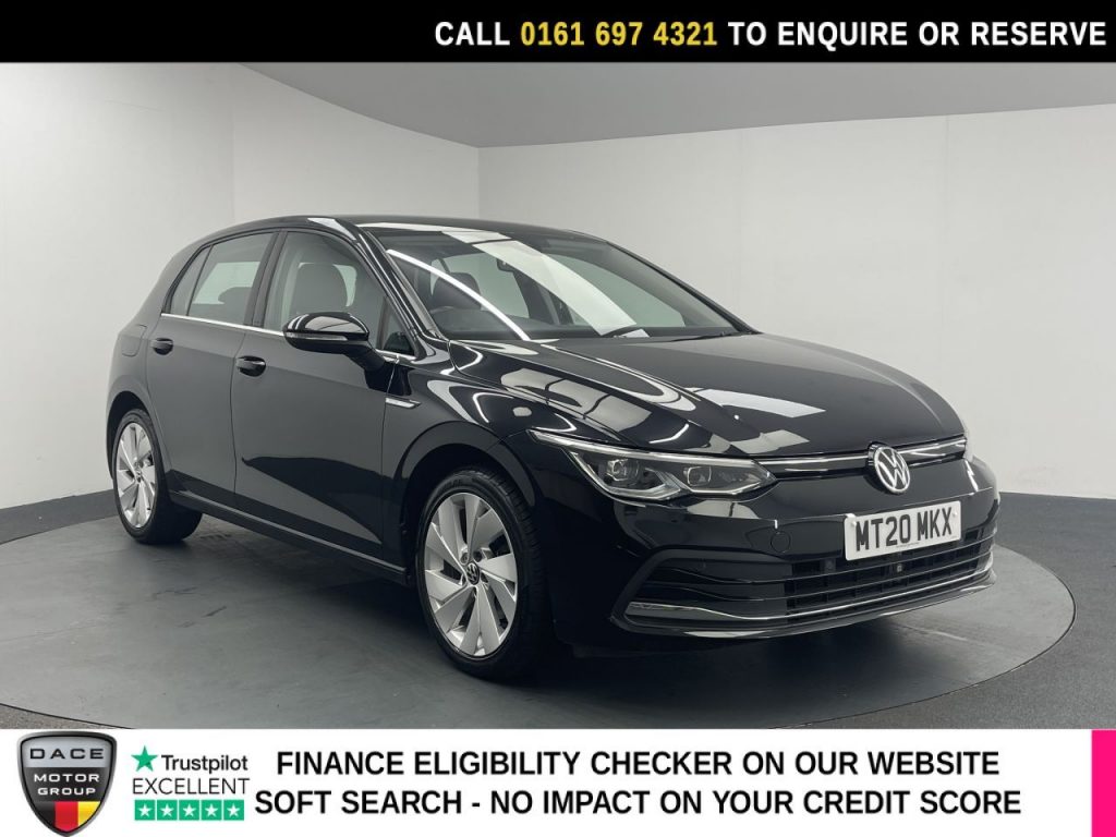 Used 2020 BLACK VOLKSWAGEN GOLF Hatchback 1.5 eTSI MHEV Style Hatchback 5dr Petrol Hybrid DSG Euro 6 (s/s) (150 ps) (reg. 2020-08-10) for sale in Manchester