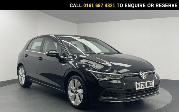 Used 2020 BLACK VOLKSWAGEN GOLF Hatchback 1.5 eTSI MHEV Style Hatchback 5dr Petrol Hybrid DSG Euro 6 (s/s) (150 ps) (reg. 2020-08-10) for sale in Manchester