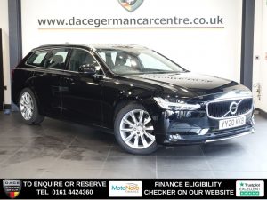 Used 2020 BLACK VOLVO V90 Estate 2.0 T4 Momentum Plus Estate 5dr Petrol Auto Euro 6 (s/s) (190 ps) (reg. 2020-07-10) for sale in Altrincham